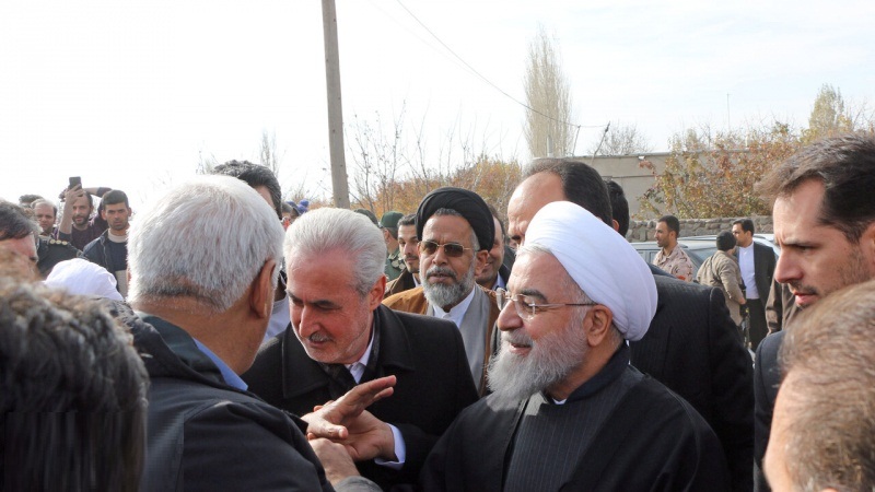 Cumhurbaşkanı Hasan Ruhani, Doğu Azerbaycan vilayetinde