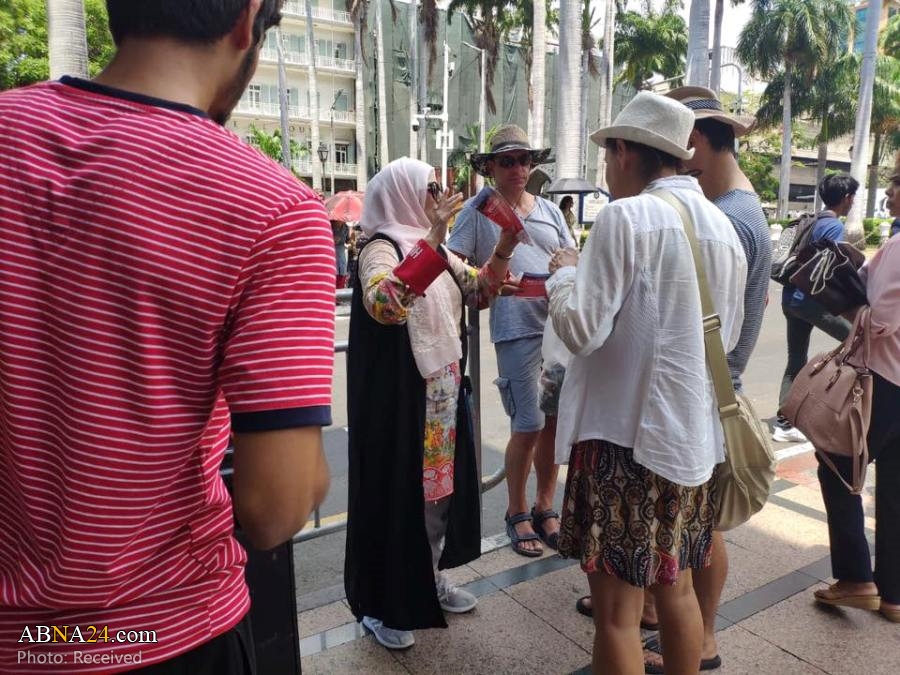 Berita Bergambar: "Siapa Hussein?" Di Ibu Kota Mauritius