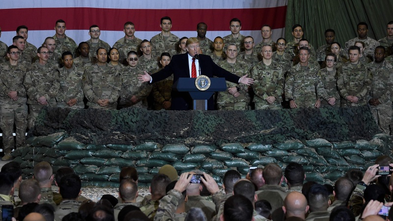 Трамп Әфганыстана дахил олуб