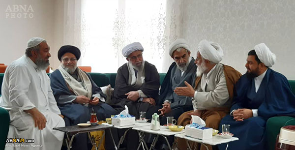 Ayatollah Ramazani visits Hojat al-Islam Hussain al-Matuq