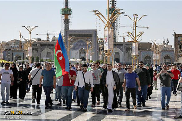 Nearly 1000 Azeri pilgrims visit Imam Reza (AS) holy shrine