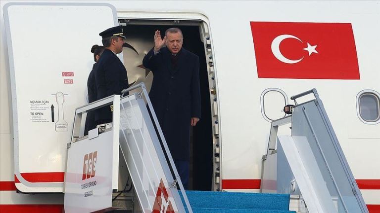 Erdoğan Londra'ya gitti