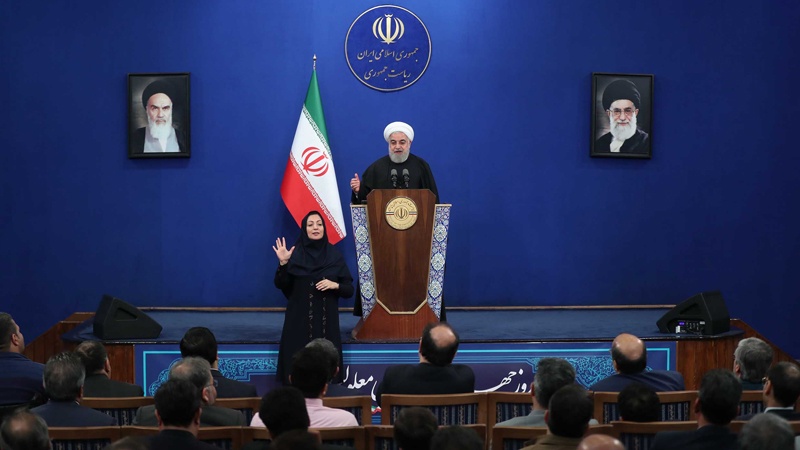 امریکہ ایک قاتل اور دہشتگرد ملک ہے : صدر حسن روحانی