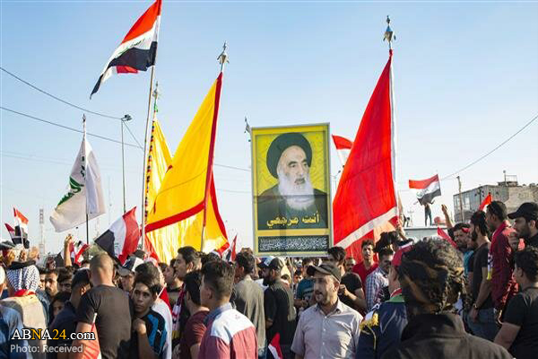 Iraqis hold mass rally in Baghdad to back religious