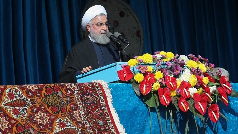 ایران پابندیاں عائد کرنے والوں کا ڈٹ کر مقابلہ کرتا رہے گا ، صدر روحانی