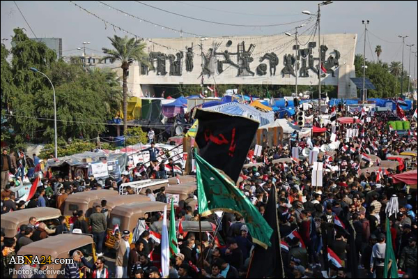 تقرير مصور/ تظاهرات في بغداد ضد المخربين والمندسين وأمريكا وإسرائيل