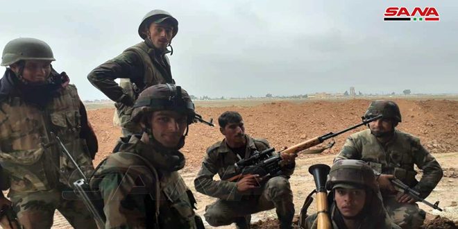 L’armée consolide de nouvelles positions sur l’autoroute de Hassaké-Alep
