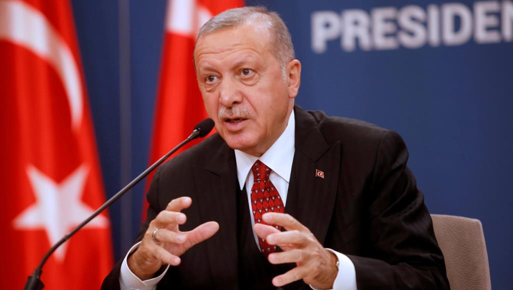 أردوغان: لا يمكن لمصر واليونان وإسرائيل إطلاق خط لنقل الغاز بدون موافقة تركيا