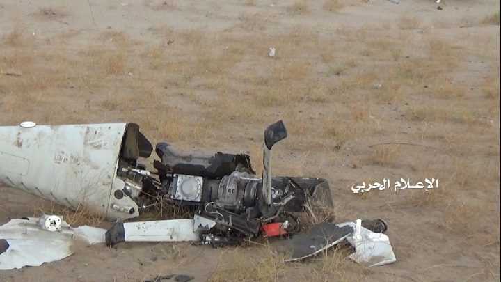 إسقاط طائرة تجسس للعدوان السعودي قبالة نجران 