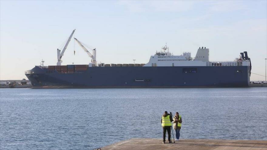 Un navire saoudien quitte le port espagnol au milieu des protestations et des soupçons