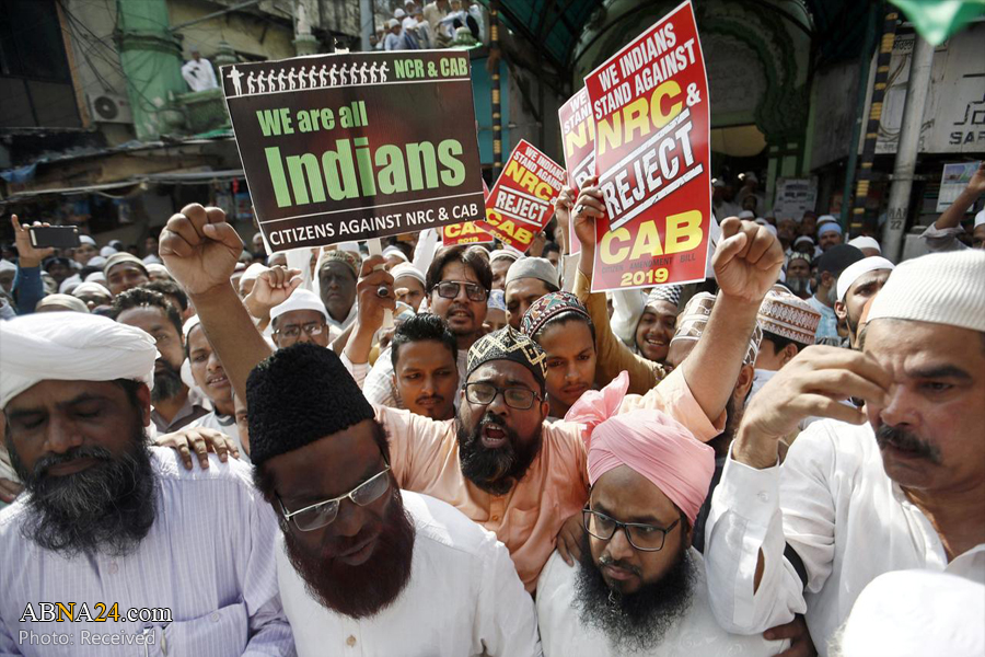 Muslims in India protest against citizenship law