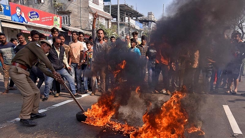ہندوستان بھرمیں شہریت ترمیمی بل کے خلاف مظاہرے جاری