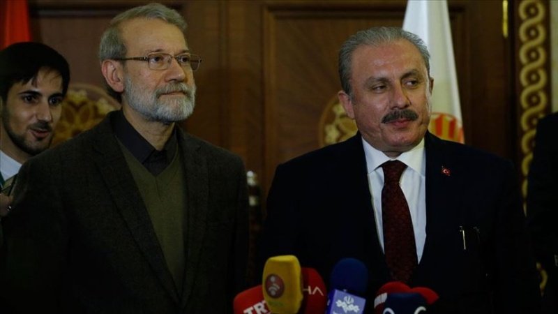 İran ile Türkiye meclis başkanları görüştü