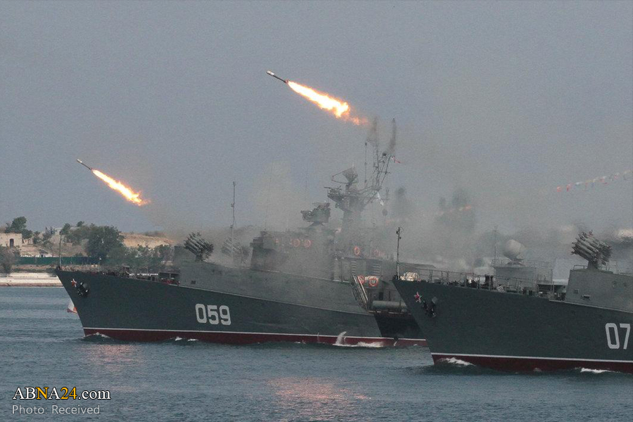 Russian, Syrian navies stage joint military drills in Mediterranean