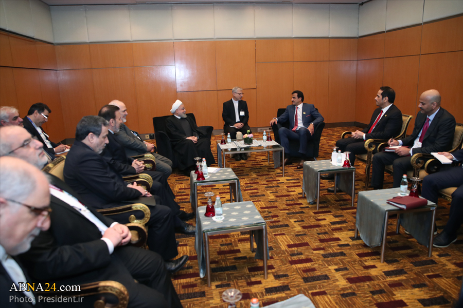 Pres. Rouhani: Iran condemns any pressure on Qatar