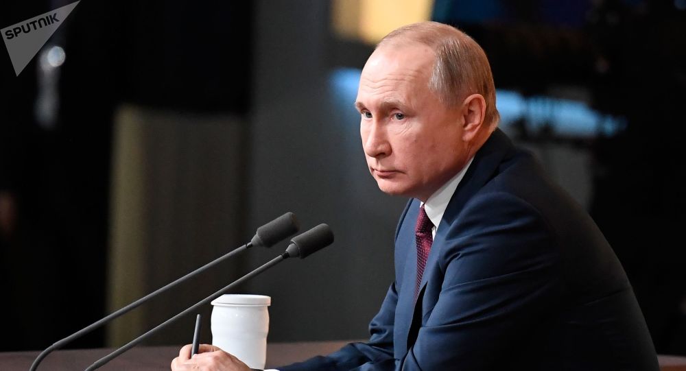 Grande coletiva do presidente russo, Vladimir Putin