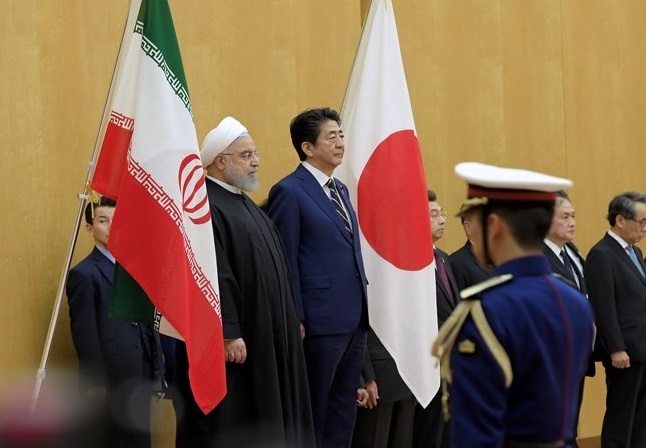  President Rouhani in Tokyo, urges Japan to help rein in US