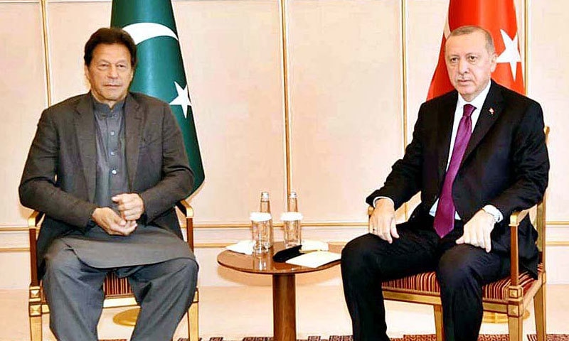وزیراعظم کی ترک صدر سے ملاقات، مختلف امور پر تبادلہ خیال