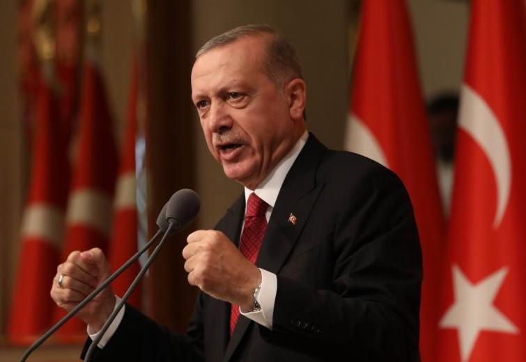 أردوغان يهدد بتحرك بري وبحري وجوي إلى ليبيا