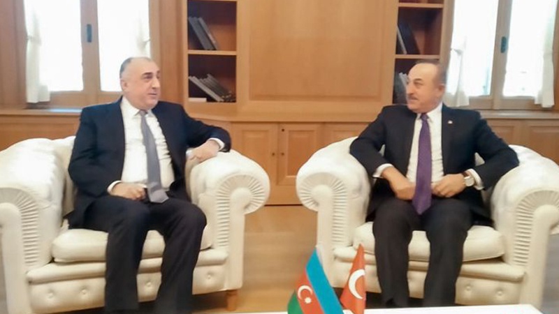 Məmmədyarov Türkiyə və Gürcüstanlı həmkarı ilə görüşdü