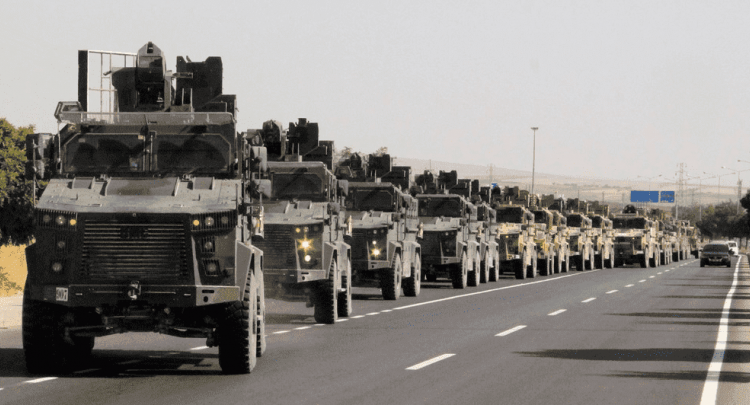 عشرات آليات عسكرية تركية تدخل الأراضي السورية وتتجه إلى ريف حلب