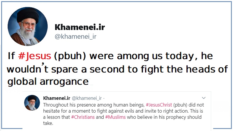ظالم طاقتوں سے نفرت و بیزاری، حضرت عیسی (ع) کی تعلیمات میں شامل ہیں: رہبر انقلاب اسلامی