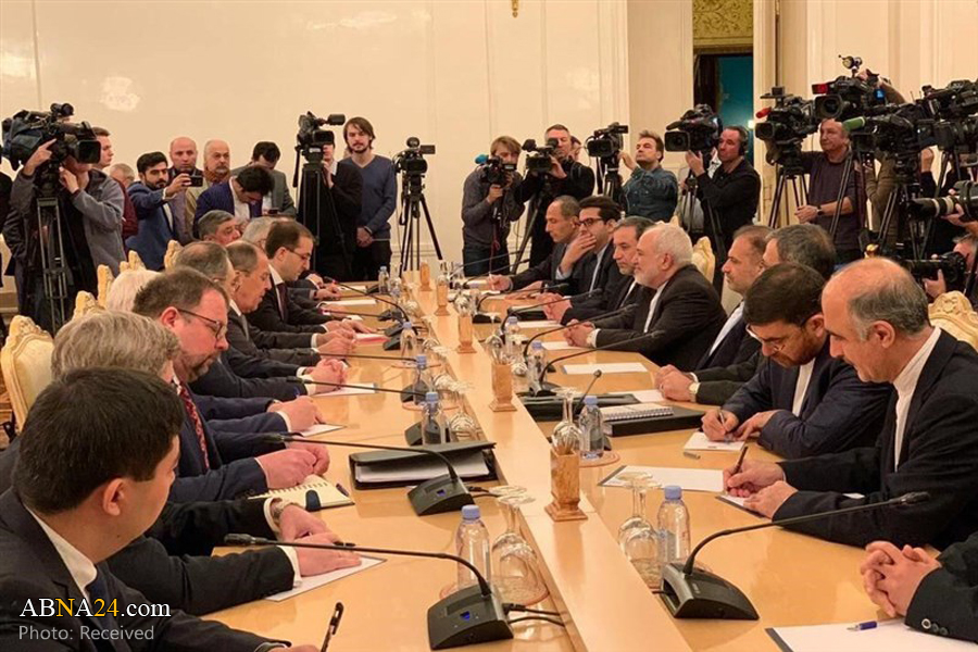 Iranian, Russian FMs hold talks in Moscow