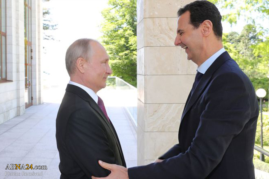 Putin congratulates Assad on new year