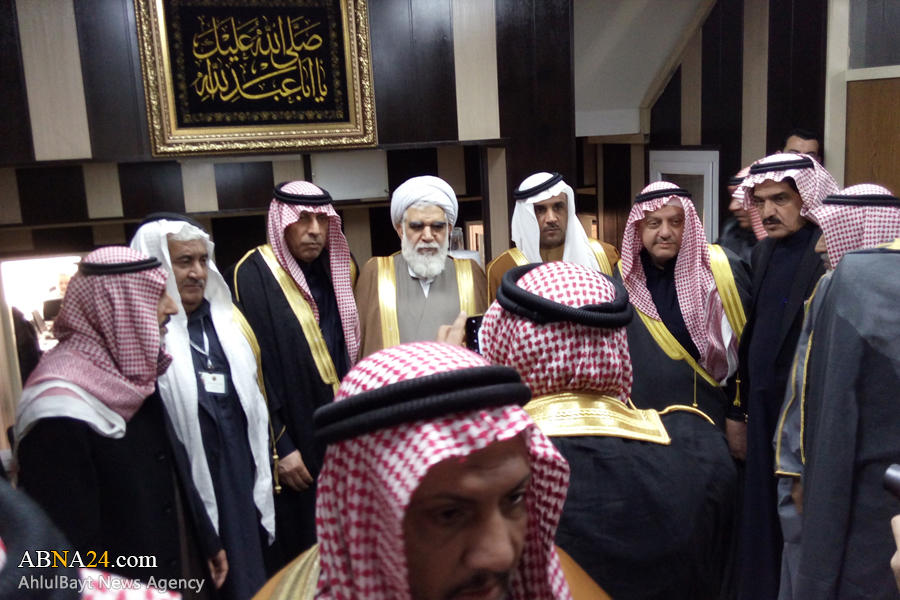 تقرير مصور/ رئيس المجلس الأعلى للمجمع العالمي لأهل البيت (ع) يستقبل رؤساء العشائر السورية في طهران