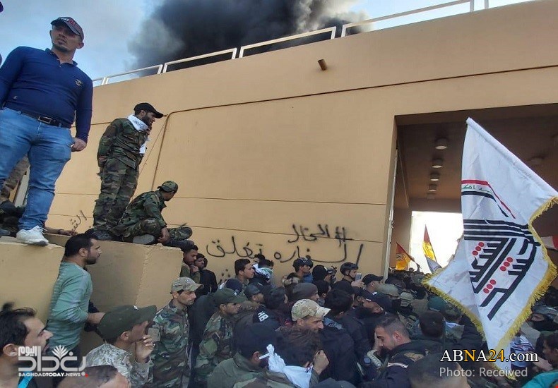 U.S. embassy in Iraq evacuated as violent Baghdad protesters denounce air strikes