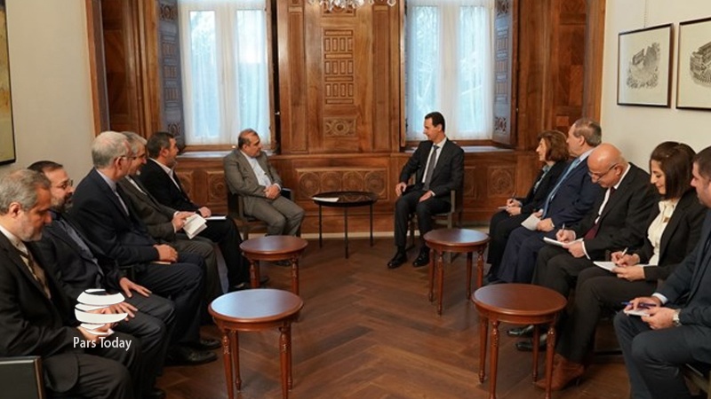 İran dışişleri bakan yardımcısı Beşar Esad ile görüştü
