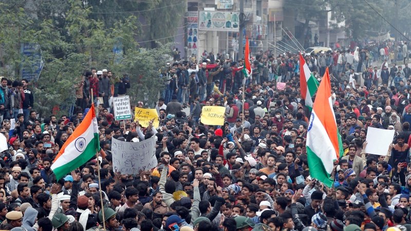ہندوستان میں دوہزار بیس کا آغاز بھی حکومت مخالف مظاہروں سے ہوا