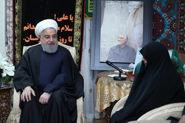 الرئيس روحاني: سنثأر لدم الشهيد الفريق "قاسم سليماني" لا محالة