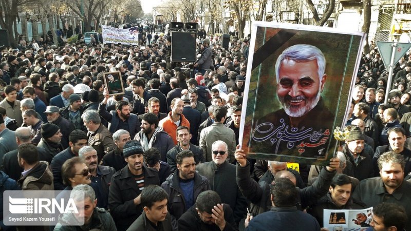 FOTO: Iran in lutto per il martirio dell'eroe della Resistenza