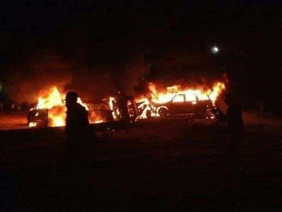 الحشد الشعبي يصدر بيانا بشأن استهداف عجلات تابعة له في التاجي