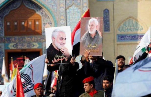 نجل آية الله السيستاني يستقبل جثامين القادة الشهداء في النجف الأشرف + (صور)