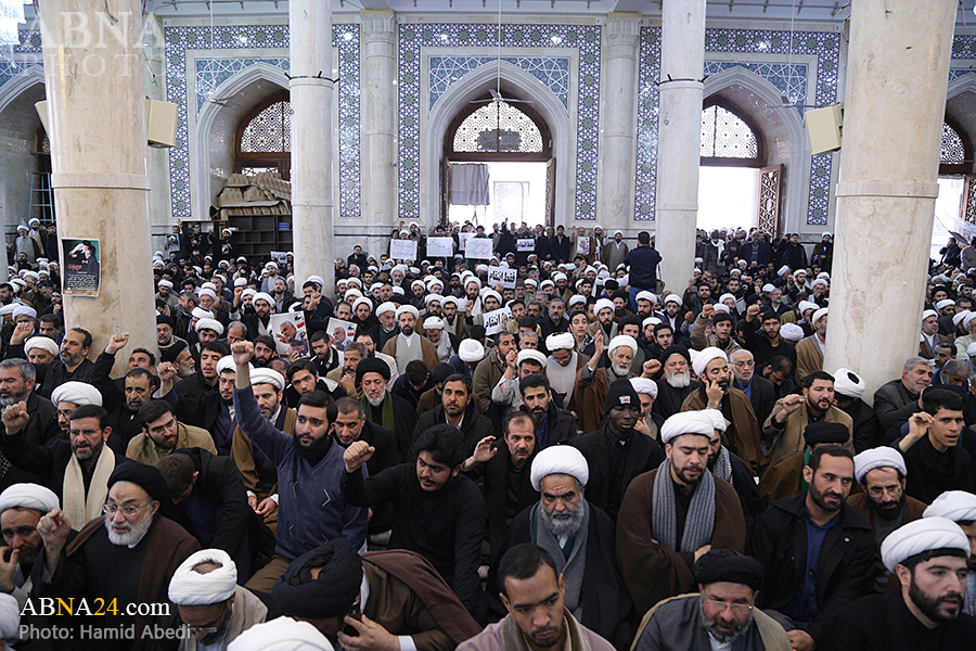Photos: Commemoration ceremony for General Soleimani held at Azam mosque of Qom