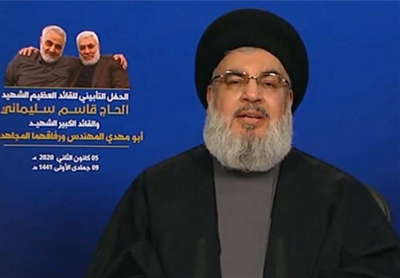 السيد نصر الله: الرد على دماء "سليماني وأبو مهدي" هو اخراج القوات الأميركية من منطقتنا