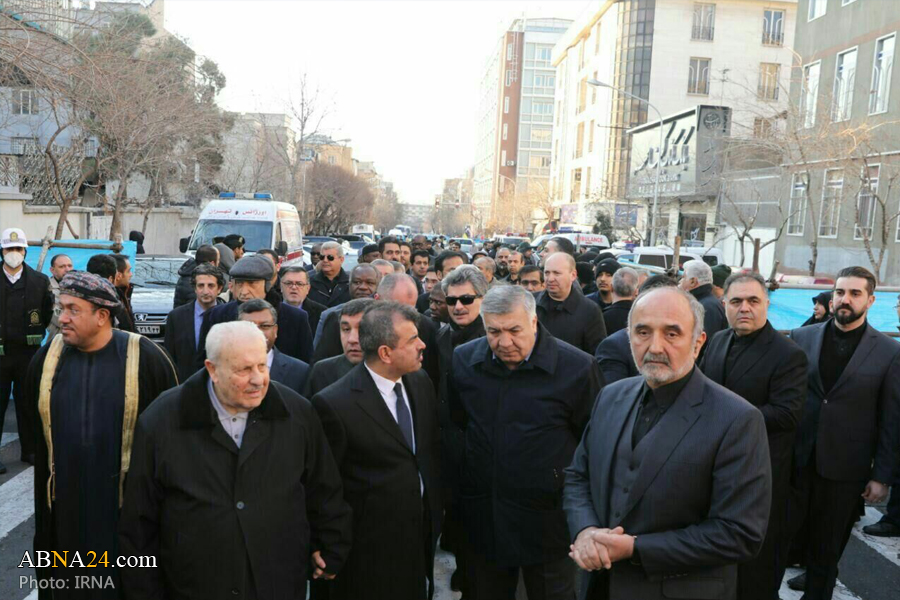 Foreign diplomats take part in General Soleimani funeral in Tehran