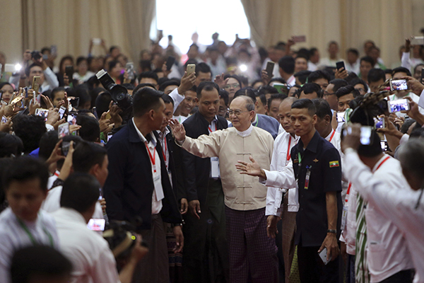 ေ႐ြးေကာက္ပြဲတြင္ ကိုယ္က်င့္တရားေကာင္းမြန္သူကို မဲေပးရန္ သမၼတေဟာင္း ဦးသိန္းစိန္ေျပာ