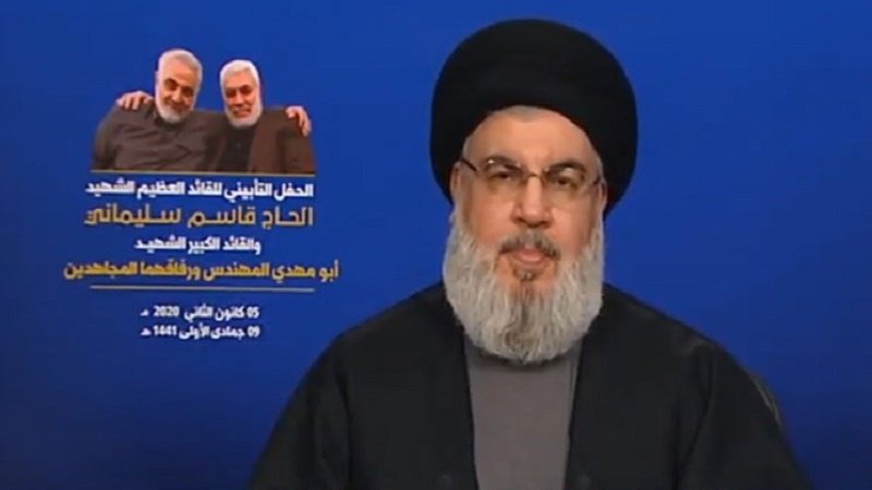 Nasrullah: Komutan Süleymani'nin şehadeti, Batı Asya'da yeni tarihin başlangıcıdır