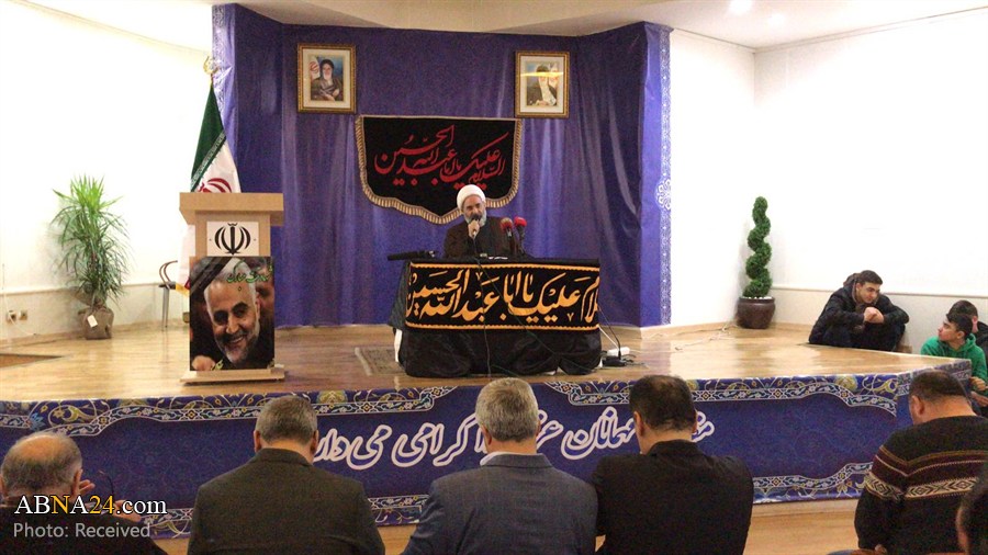 Photos: Commemoration ceremony for General Soleimani's martyrdom at Iranian Consulate in Istanbul