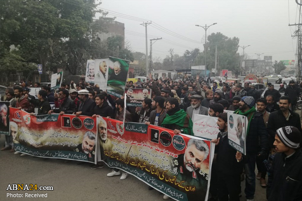 Photos: Anti-US protest of Rawalpindi people over martyrdom General Soleimani