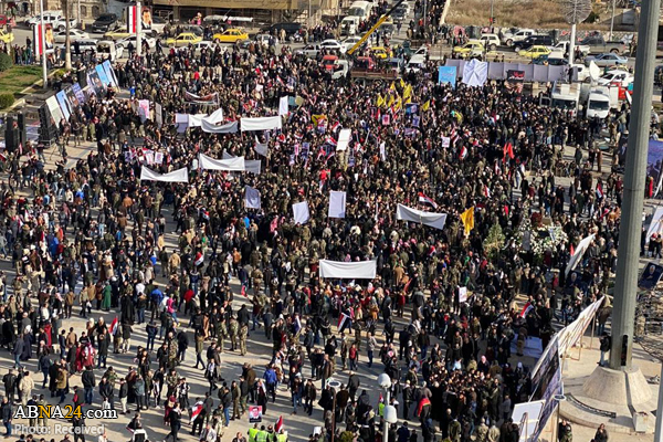 Syrians mourn General Qassem Soleimani in Aleppo (+Photos)