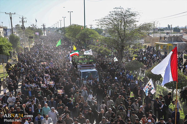 Magnificent funeral of martyr Abu Mahdi Al-Muhandis in Abadan