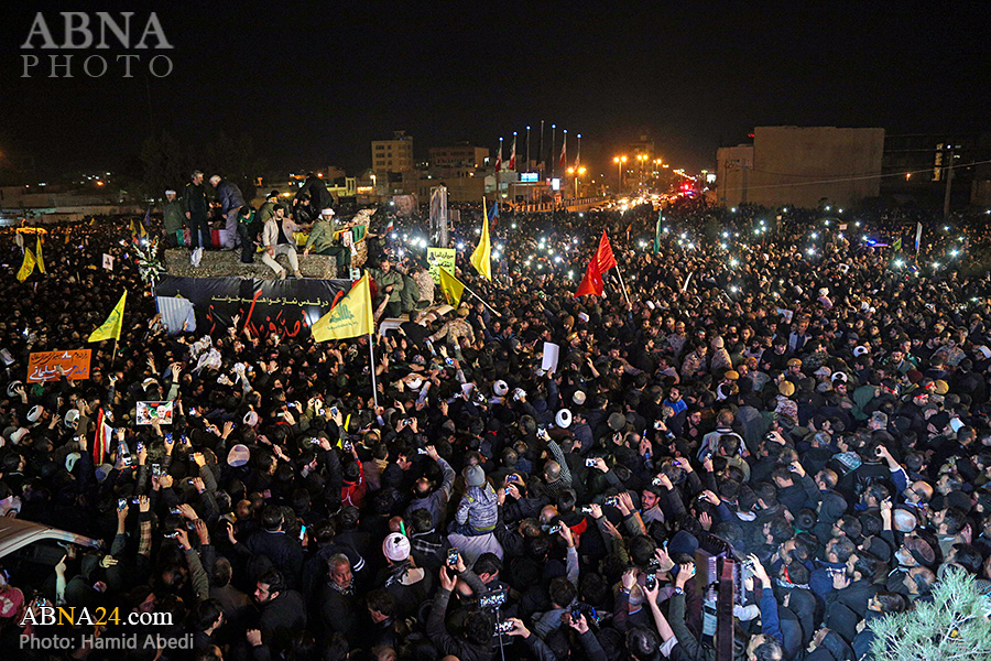 Photos: Funeral processions of Lt. Gen. Qassem Soleimani in Qom / 1