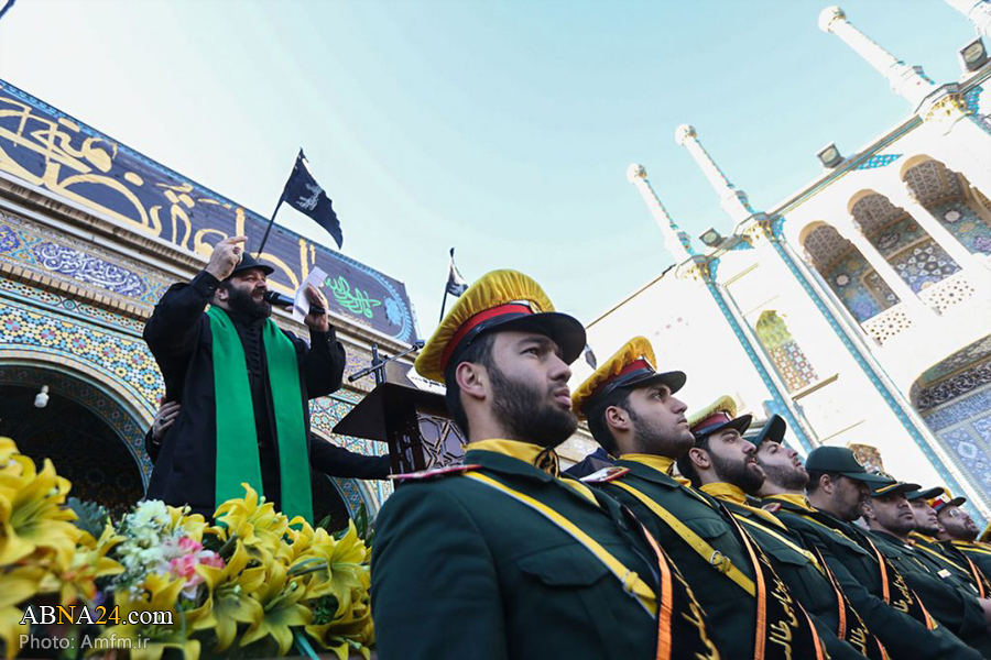 تصویری رپورٹ/ قم میں شہید قاسم سلیمانی کے ایک ساتھی کی الوداعی تقریب