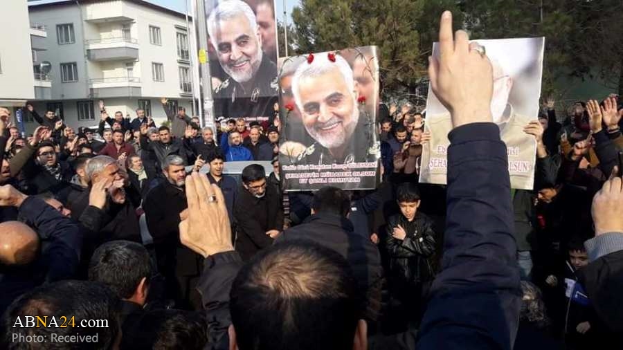 Berita Bergambar: Majlis Duka Peringati Syahid Soleimani Di Iğdır, Turki