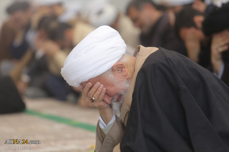 تقرير مصور/ مشاركة آية الله "آملي" في مجلس عزاء بمناسبة استشهاد السيدة الفاطمة الزهراء (ع)