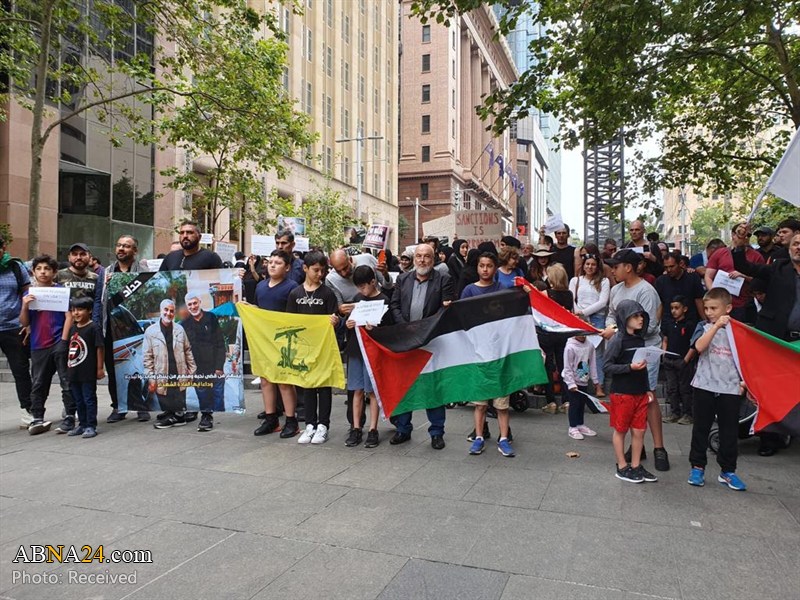 Photos: Protest held in Sydney against Iran’s General Soleimani's martyrdom